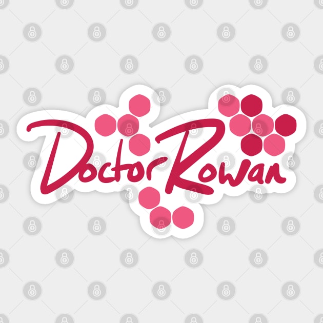 "DoctorRowan" Logo Sticker by DoctorRowan